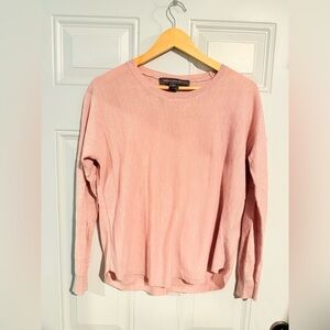French Connection Pink Knit Crew Neck Sweater